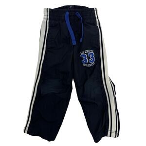 Gap Navy Blue Side Stripe Track Pants Sweatpants Joggers Pants Size 3 Years (3T)